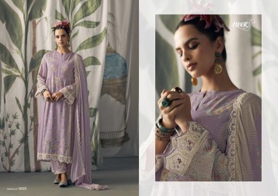 Mashaallah present heer 166 by kimora pure musline embroidered unstitched salwar kameez catalogue at low rate pakistani suit catalogs