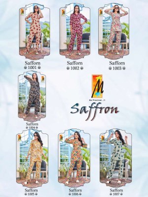 Master Saffron Rayon printed Co Ord set wholesale catalogue  kurtis catalogs