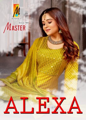 Master by Alexa reyon printed readymadfe patiyala suit catalogue at wholesale price Master