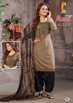 Master by Alexa reyon printed readymadfe patiyala suit catalogue at wholesale price readymade suit catalogs