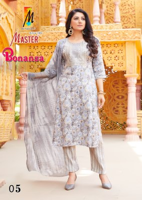 Master by Bonaza exclusive streight kurti with pant and dupatta catalogue at amaviexpo readymade suit catalogs