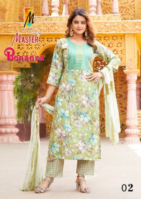 Master by Bonaza exclusive streight kurti with pant and dupatta catalogue at amaviexpo readymade suit catalogs