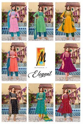 Master by Elegant heavy reyon scrin print with embroidered kurti pant and dupatta catalogue at amaviexpo readymade suit catalogs