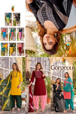 Master by Gorgeous fancy reyon with embroidered readymade suit catalogue at low rate readymade suit catalogs