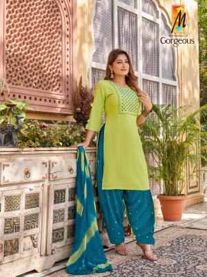 Master by Gorgeous fancy reyon with embroidered readymade suit catalogue at low rate readymade suit catalogs