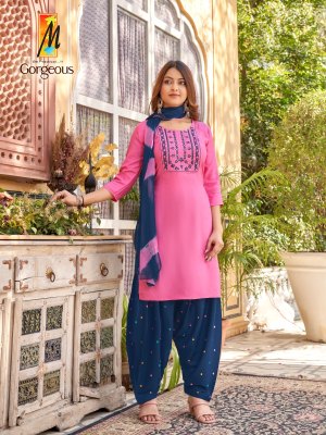 Master by Gorgeous fancy reyon with embroidered readymade suit catalogue at low rate readymade suit catalogs