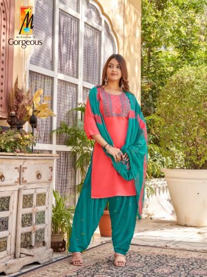 Master by Gorgeous fancy reyon with embroidered readymade suit catalogue at low rate readymade suit catalogs