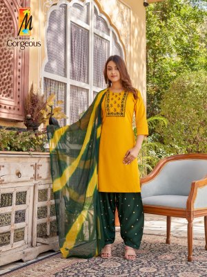 Master by Gorgeous fancy reyon with embroidered readymade suit catalogue at low rate readymade suit catalogs