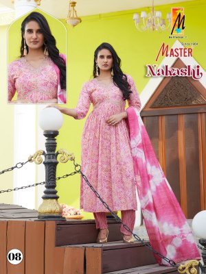 Master by Nakashi capsule print readymade suit catalogue at affordable rate readymade suit catalogs