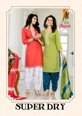 Master by Super Dry reyon exclusive readymade Patiala suit catalogue at affordable rate Master