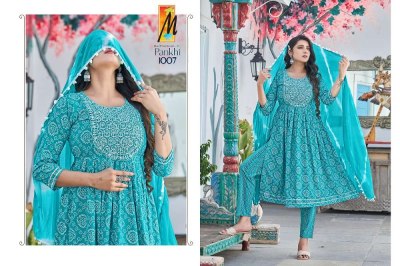 Master new launch Pankhi Nyra cut ready made salwar suits wholesaler price in India  kurtis catalogs