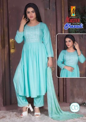 Master new launch shezadi nyra cute ready made salwar kameez wholesaler  kurtis catalogs