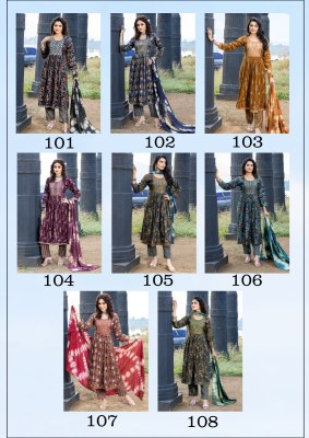 Master present katrina capsul print designer readymade  kurti panyt and dupatta catalog readymade suit catalogs