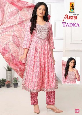 Master presents tadka nayra cut top pants with dupatta set wholesale Kurti catalogue  Master