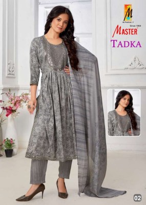 Master presents tadka nayra cut top pants with dupatta set wholesale Kurti catalogue  kurtis catalogs