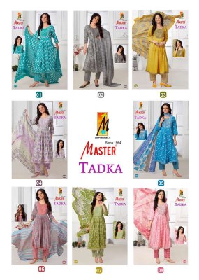 Master presents tadka nayra cut top pants with dupatta set wholesale Kurti catalogue  kurtis catalogs