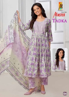 Master presents tadka nayra cut top pants with dupatta set wholesale Kurti catalogue  kurtis catalogs