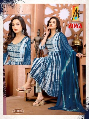 Master presents zoya Nyra cut Top Pant with Dupatta set catalogue buy wholesale rate Surat market  kurtis catalogs