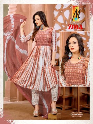 Master presents zoya Nyra cut Top Pant with Dupatta set catalogue buy wholesale rate Surat market  kurtis catalogs