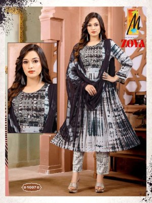 Master presents zoya Nyra cut Top Pant with Dupatta set catalogue buy wholesale rate Surat market  kurtis catalogs