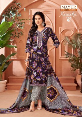 Mayur Creation Kanika Vol 1 Fully Stitched Pure Cotton Print Top And Fancy Pant Set Wholesale kurtis catalogs