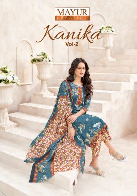 Mayur Kanika Vol 2 Pure Cotton Printed Kurti Set with Pant And Dupatta Wholesale Mayur Kurti