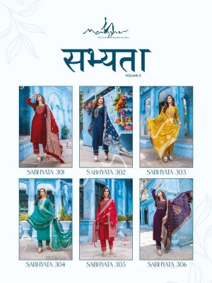 Mayur Sabhyata vol 3 premium Collection Readymade Suits wholesale  kurtis catalogs