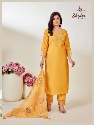 Mayur Skyler Vol 1 Kurti Pant With Organza Dupatta set Kurti  catalogue  kurtis catalogs