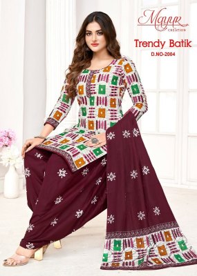 Mayur Trendy by Batic Vol 2 heavy pure cotton Dress Material catalogue at low rate salwar kameez catalogs