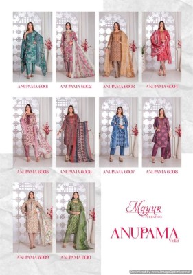 Mayur by Anupama vol 6 lawn cotton unstitched dress material catalogue salwar kameez catalogs