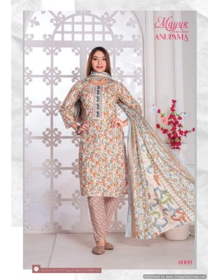 Mayur by Anupama vol 6 lawn cotton unstitched dress material catalogue salwar kameez catalogs