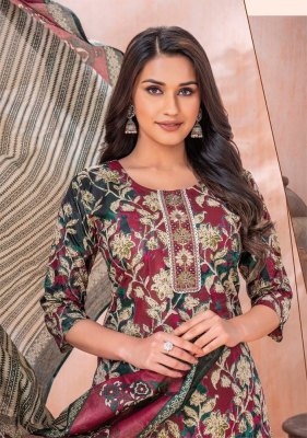 Mayur by Elegance Vol 3 Kurta Style With Neck Embroidery Tie Patti Work readymade suit catalogue at low rate readymade suit catalogs