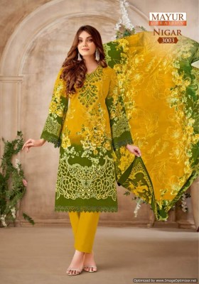 Mayur by Nigar vol 3 pure cotton printed unstitched dress material catalogue at low rate salwar kameez catalogs