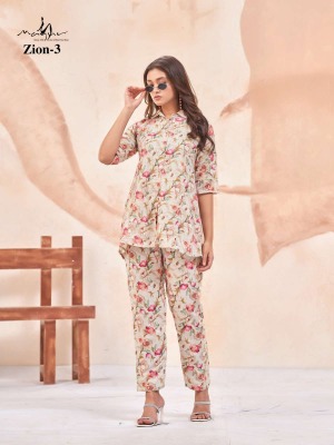 Mayur by Zion heavy pure cotton printed cordset catalogue at low rate Size wise Combo Set