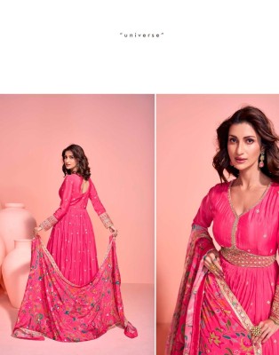 Mayuri by Sayuri Designer Premium Chinon Silk Gown Collection with affordable rate gown catalogs