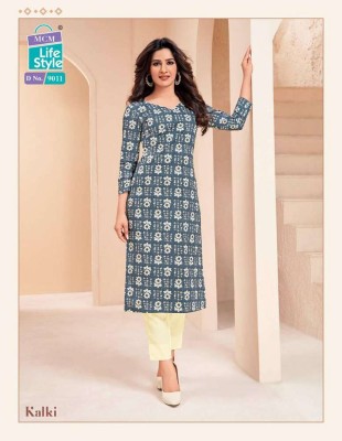 Mcm Life style presents Kalki vol 2 pure cotton printed Kurti wholesale Kurti catalogue  kurtis catalogs