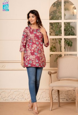 Mcm by Kashvi vol 2 presenting pure soft lawn cotton printed short top catalogue western wear catalogs