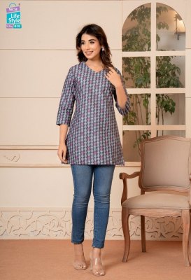 Mcm by Kashvi vol 2 presenting pure soft lawn cotton printed short top catalogue western wear catalogs