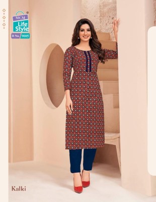 Mcm by kalki vol 3 straight heavy cotton printed kurti catalogue at low rate kurtis catalogs