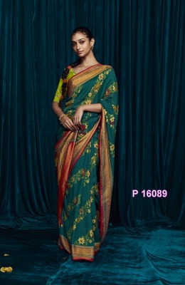 Meera 12 by Kimora soft brasso silk saree with blouse catalogue at low rate sarees catalogs