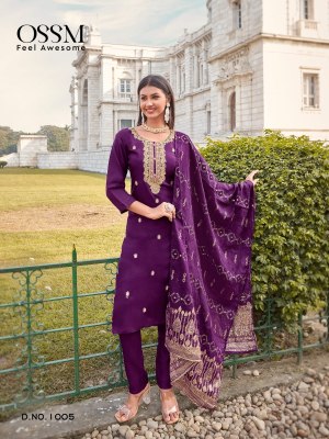 Meera by Ossm Heavy Embroidery dolla Silk kurti pant with dupatta collection at low rate readymade suit catalogs