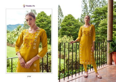 Melody by Vamika nx PV chanderi Fancy Top and bottom catalogue in low rate kurtis catalogs
