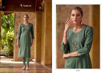Melody by Vamika nx PV chanderi Fancy Top and bottom catalogue in low rate kurtis catalogs