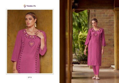 Melody by Vamika nx PV chanderi Fancy Top and bottom catalogue in low rate kurtis catalogs