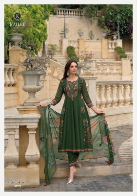 Meraki by Kailee Pure chikankari fancy anarkali suit collection at low price readymade suit catalogs