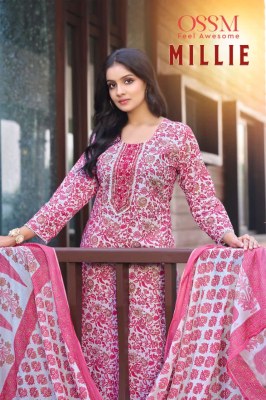 Millie by Ossm Pure Cotton Printed exclusive readymade suit collection with affordable rate wholesale catalogs