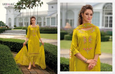 Miraan 3 by Lily and Lali Embroidered Fancy Readymade suit catalogue at affordable rate readymade suit catalogs