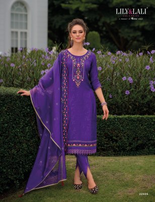 Miraan 3 by Lily and Lali Embroidered Fancy Readymade suit catalogue at affordable rate readymade suit catalogs