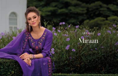 Miraan 3 by Lily and Lali Embroidered Fancy Readymade suit catalogue at affordable rate readymade suit catalogs