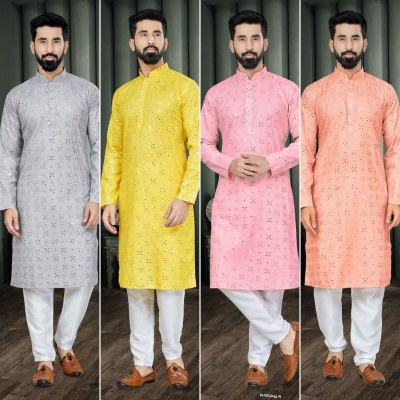 Mirror Kurta presented Long Kurta for Mens in Heavy Cotton Fabric Mens Kurta Collection with low price mens kurta